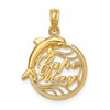 14K CAPE MAY with Dolphin Charm