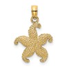 14K Starfish Charm
