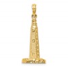 14K 3-D Cape Henlopen Delaware Lighthouse Charm