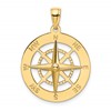 14K Nautical Compass Charm