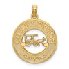 14K CHARLESTON with Horse and Buggy Charm