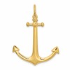 14K 3-D Large Anchor Charm
