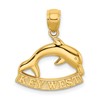 14K KEY WEST Dolphin Charm