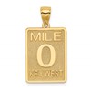 14K MILE 0 / KEY WEST Charm
