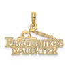 14k FIREFIGHTER'S DAUGHTER Charm