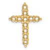 14k 1 1/4ct Cross Pendant Mounting