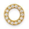 14K  Diamond Letter O Initial Charm