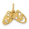 14k Comedy/Tragedy 2-Piece Charm