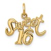 14k SWEET 16 Charm
