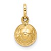 14k 3-D Soccer Ball Charm
