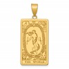 14ky The World Tarot Card Pendant