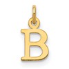 14kr Cutout Letter B Initial Pendant