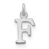 14kw Cutout Letter F Initial Pendant