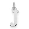 14kw Cutout Letter J Initial Pendant