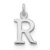 14kw Cutout Letter R Initial Pendant