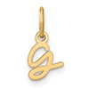 14KY Upper case Letter G Initial Charm