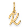 14KY Upper case Letter K Initial Charm