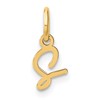 14KY Upper case Letter S Initial Charm