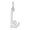 14KW Lower case Letter K Initial Charm
