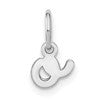 14KW Lower case Letter O Initial Charm