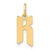 14KY Letter K Initial Pendant