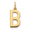 14ky Letter B Initial Pendant