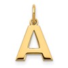 14ky Letter A Initial Pendant