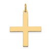 14K Laser Designed Greek Cross Pendant