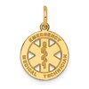 14k Small EMERGENCY MEDICAL TECHNICIAN Disc Charm
