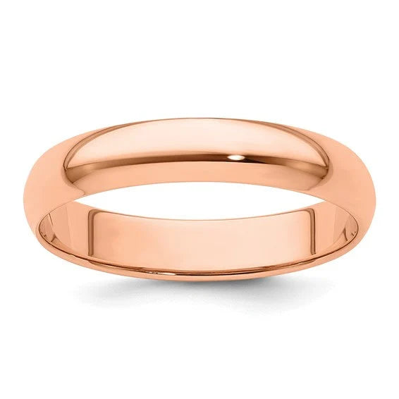 14K Solid Rose Gold 2mm 3mm 4mm 5mm 6mm 8mm Wide Men's and Women's Wedding Band Ring Sizes 4-14. Solid 14k Rose Gold,Thumb Toe Midi Ring