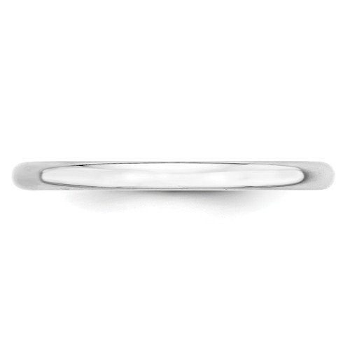 2mm Sterling Silver Wedding Band Promise Engagement Ring Thumb Toe Midi Simple Minimalist Ring Sizes 4-14 Made in the U.S. Stacking Rings - Lazuli