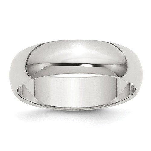 6mm Sterling Silver Wedding Band Promise Engagement Ring Thumb Toe Midi Simple Minimalist Ring Sizes 4-14 Made in the U.S.A. Free Shipping - Lazuli