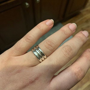 3mm Sterling Silver Wedding Band Promise Engagement Ring Thumb Toe Midi Simple Minimalist Ring Sizes 4-14 Made in the U.S.A. Stacking Rings - Lazuli