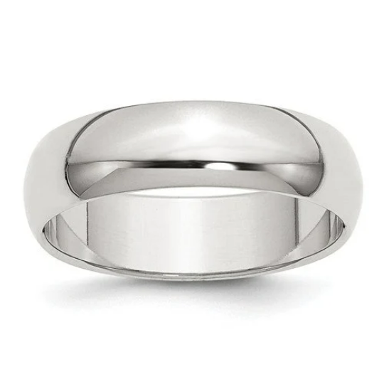 ENGAGEMENT RING silver, Plain 10 mm